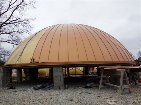 sheet metal dome fabrication|dome shaped metal buildings.